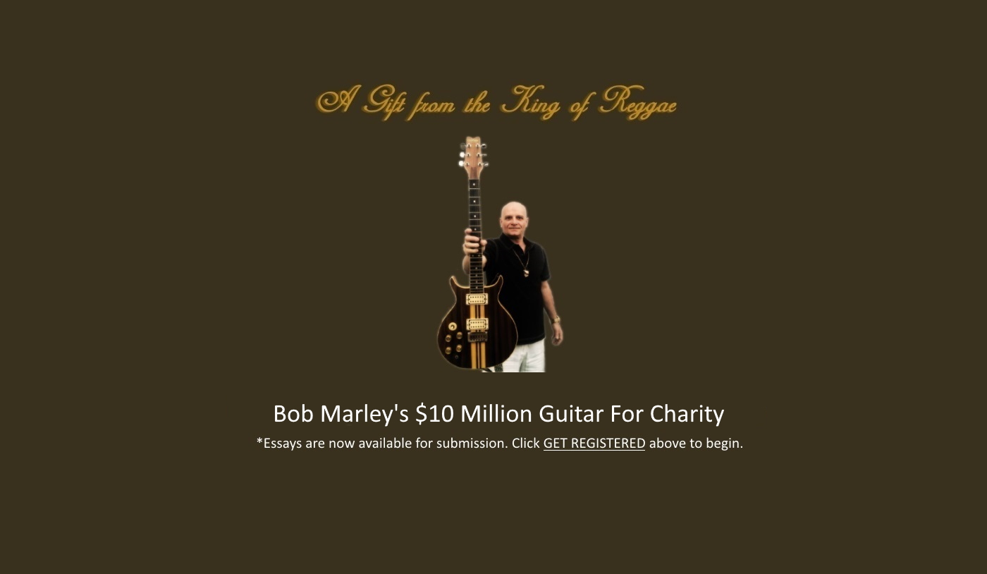 BOB MARLEY GUITAR GIVEAWAY